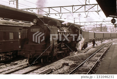 昭和44年 蒸気機関車 c59 広島駅 呉線用 広島県 記録写真 昭和44年 蒸気機関車 c59 広島駅 呉線用 広島県 記録写真 131046231
