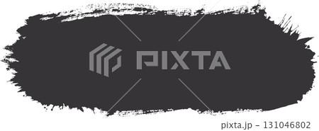 墨で描いた筆タッチのライン ベクター素材 墨で描いた筆タッチのライン ベクター素材 131046802