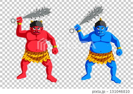 Red demon, blue demon, iron club 131046810