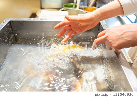 食品サンプル作り　体験　天ぷら 131046936