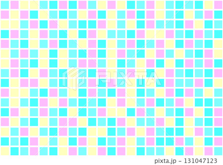 背景 正方形 タイル模様 隙間付き 131047123