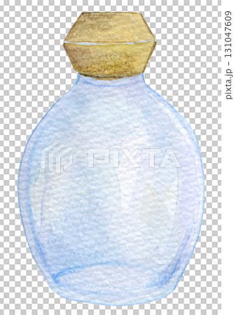 水彩插畫、手繪插畫、模擬插畫、小瓶 131047609