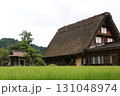 夏の白川郷の風景 131048974