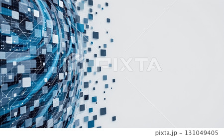 binary code on binary code background 131049405