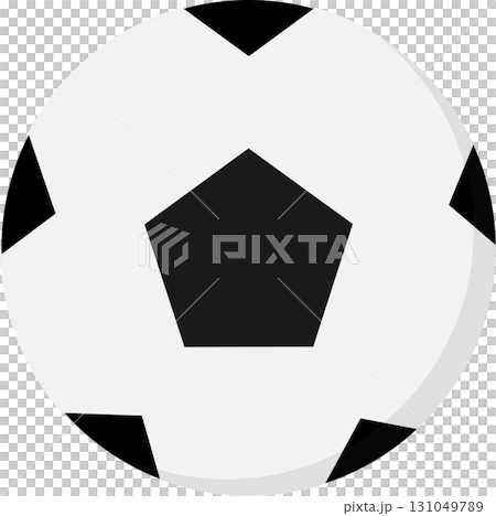 Simple soccer ball 131049789