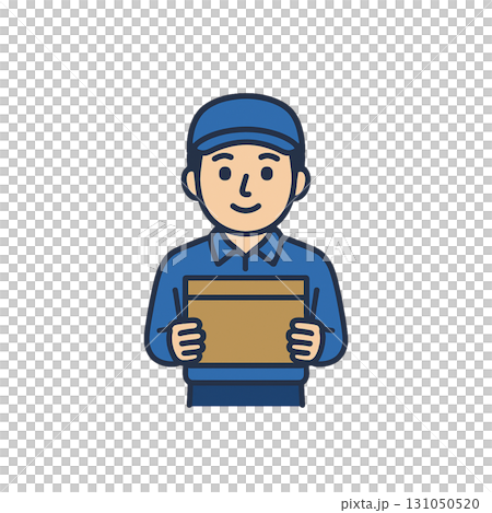 宅配便のカラーアイコン、素材、背景なし、イラスト、資料作り、職業 宅配便のカラーアイコン、素材、背景なし、イラスト、資料作り、職業 131050520