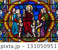 Jesus welcomes and blesses little children 131050951