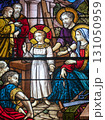 Holy family in the workshop of Joseph 131050959