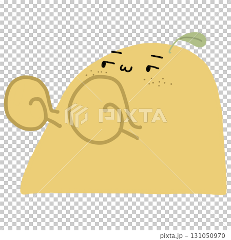 illustration of a cartoon lemon 131050970