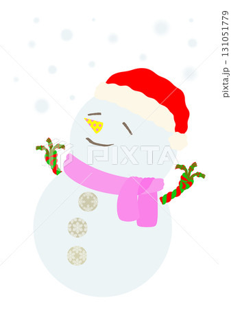 雪だるまのイラスト 131051779