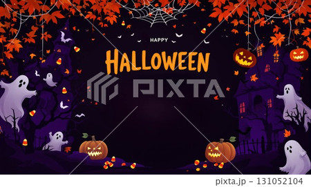 ハロウィンパーティーの招待状 131052104