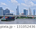 Ho Chi Minh City with Saigon River 131052436