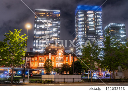 《東京都》東京駅・丸の内都市夜景 131052568