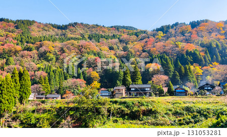 秋の田舎風景 秋の田舎風景 131053281