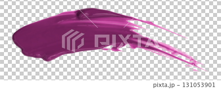 Purple watercolor brush isolated on transparent background Purple watercolor brush isolated on transparent background 131053901