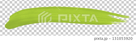 green watercolor background. Artistic hand paint. Isolated on transparent background. 131053920