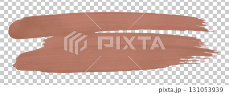 brown watercolor background. Artistic hand paint. Isolated on transparent background. 131053939