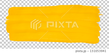 Abstract yellow watercolor background. Hand drawn artistic style. Isolated on transparent background. Abstract yellow watercolor background. Hand drawn artistic style. Isolated on transparent background. 131053941