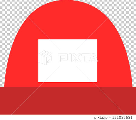 シンプルな水泳の授業でかぶる赤い帽子 シンプルな水泳の授業でかぶる赤い帽子 131055651