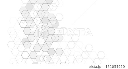 Abstract geometric technological background. Linear drawing. Vector illustration. Abstract geometric technological background. Linear drawing. Vector illustration. 131055920