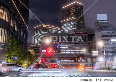 《東京都》東京駅前・八重洲の都市夜景 131056098