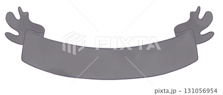 フレーム素材　リボン 131056954