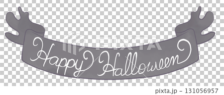 ハロウィン文字素材 Happy Halloween 131056957