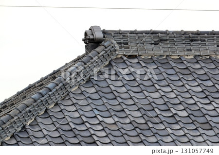 日本の瓦屋根 日本の瓦屋根 131057749