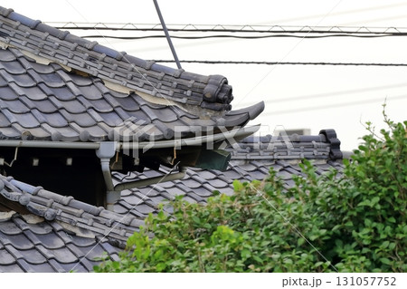 日本の瓦屋根 日本の瓦屋根 131057752