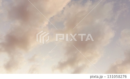 Pastel Cloudscape minimal photograph in peach beiges evoking calm with copy space Pastel Cloudscape minimal photograph in peach beiges evoking calm with copy space 131058276