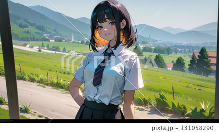 田舎の女子高生 131058290