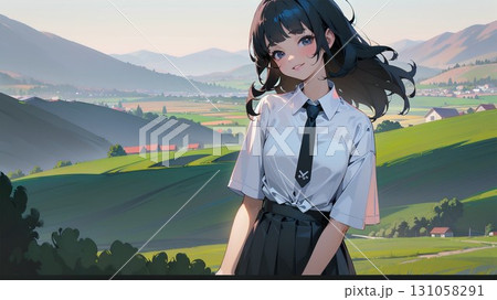 田舎の女子高生 131058291