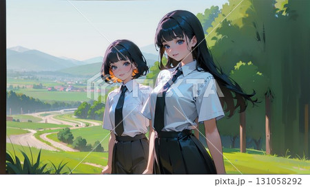 田舎の女子高生 131058292