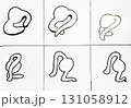 hand-drawn stages of changes in contours of figure 131058912