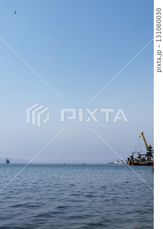 crane and ship in bay in Petropavlovsk-Kamchatsky crane and ship in bay in Petropavlovsk-Kamchatsky 131060030