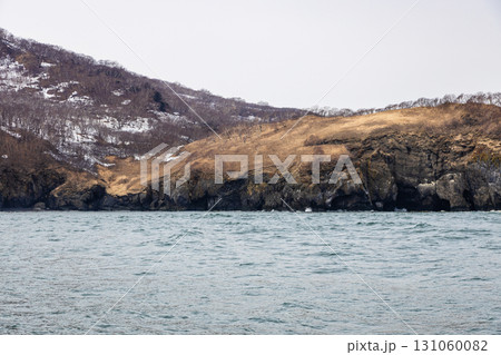 coast of Babya bay of Pacific ocean on spring coast of Babya bay of Pacific ocean on spring 131060082