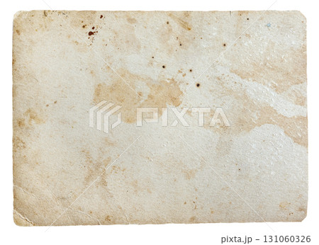 retro shabby cardboard card isolated 131060326