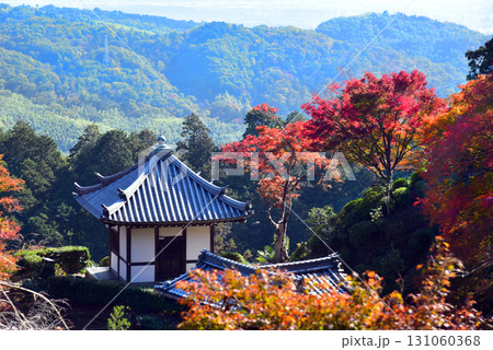 京都　善峯寺の秋 131060368