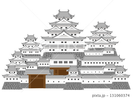 日本の城　天守や櫓などが建ち並ぶ城郭 131060374