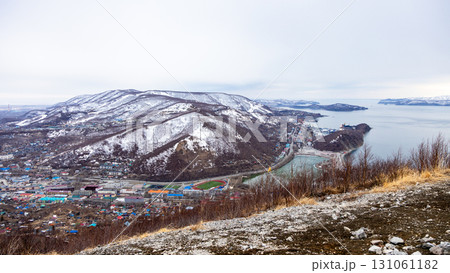 view of waterfront in Petropavlovsk-Kamchatsky 131061182