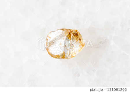 rough colorless sapphire mineral on white 131061206