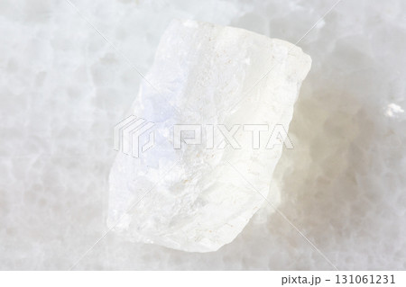 unworked adularia moonstone mineral on white unworked adularia moonstone mineral on white 131061231
