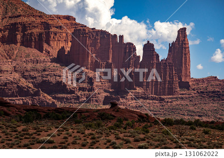 Red sandstone rock formations, Stunning desert landscape in Utah, USA Red sandstone rock formations, Stunning desert landscape in Utah, USA 131062022