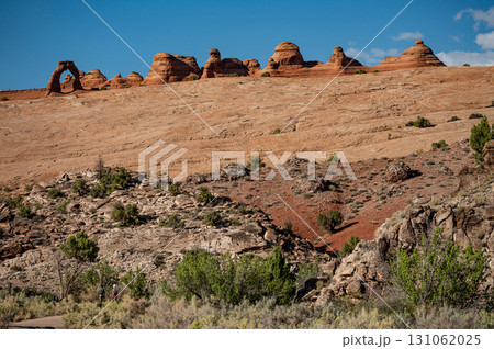 Lower Delicate Arch viewpoint in Arches national park near Moab, Utah, USA 131062025