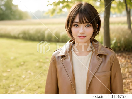 若い女性のポートレート 131062523
