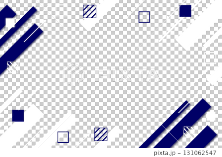 Navy blue geometric digital background for business. Simple illustration in refreshing navy blue. Vector 131062547