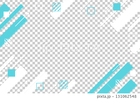 Simple digital geometric business background, diagonal stylish illustration, blue-green vector 131062548