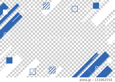 ビジネス背景　幾何学的ジオメトリック図形　黄色とネイビー青色のシンプルでスタイリッシュなベクター 131062558