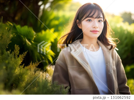 若い女性のポートレート 131062592