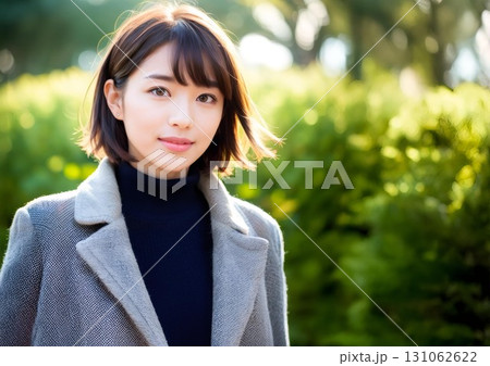 若い女性のポートレート 131062622